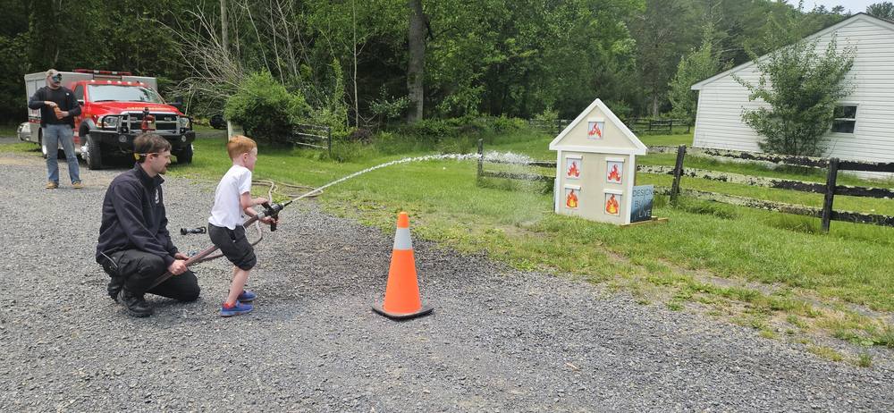 Kids on the fire hose